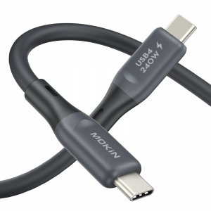 MOKiN USB4 Cable for Thunderbolt 4 Cable [Intel Certified]  - Support 240W，Single 8K & 40Gbps