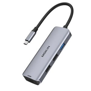 MOKiN 6 IN 1 Docking Station USB-C to Dual HDMI Adapter