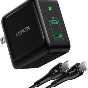MOKiN High-Speed 100W USB-C GaN Charger