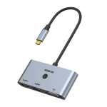 MOKiN 3 IN 1 USB-C to Dual HDMI VGA Adapter