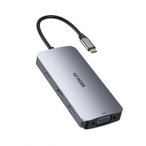 MOKiN 7-IN-1 Laptop Docking Station Dual DisplayPort