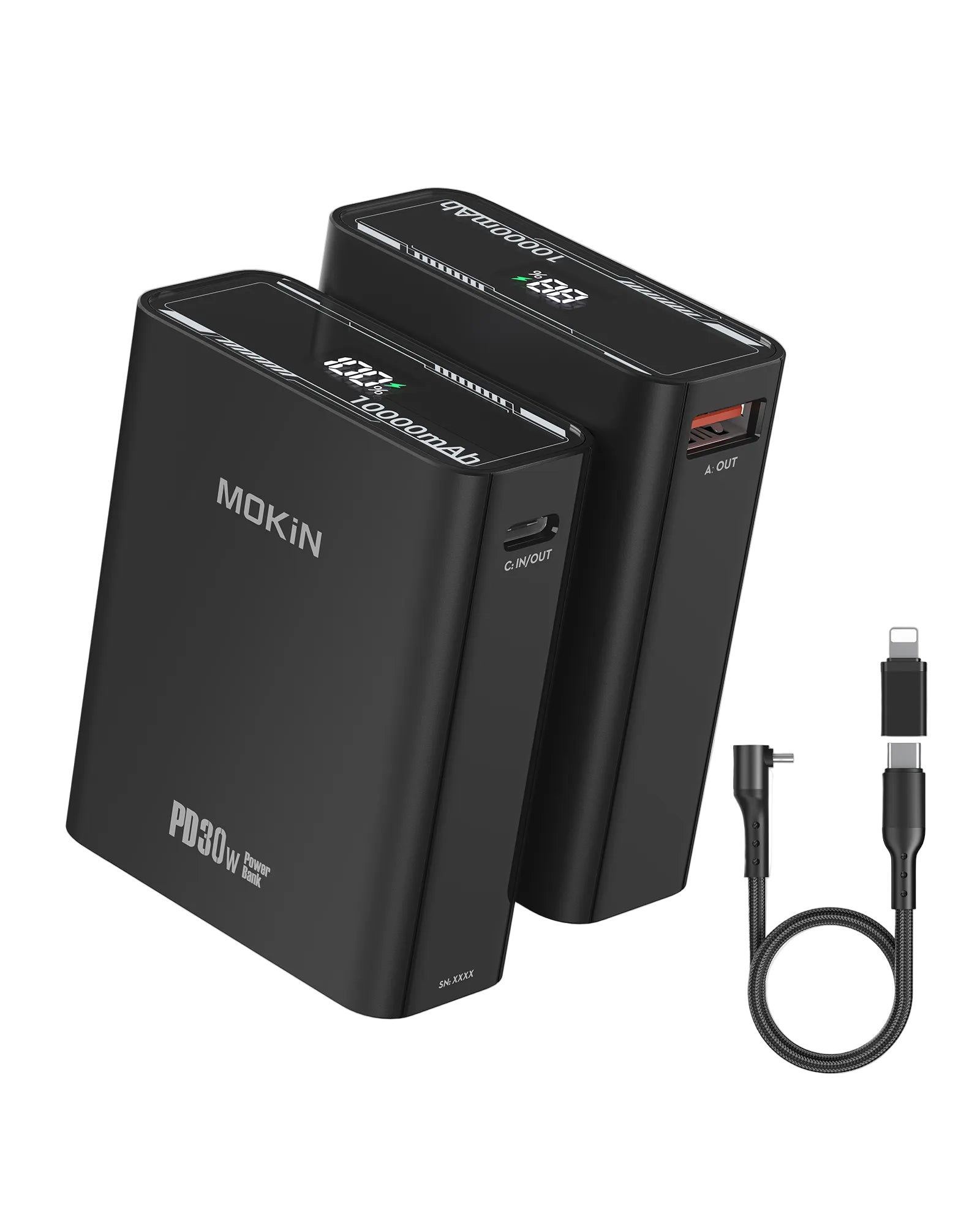 MOKiN Fast Charging Portable Power Bank | 10000mAh 30W