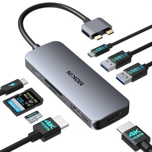 MOKiN 8-IN-2 Docking Station Dual Monitor for MacBook Pro Air