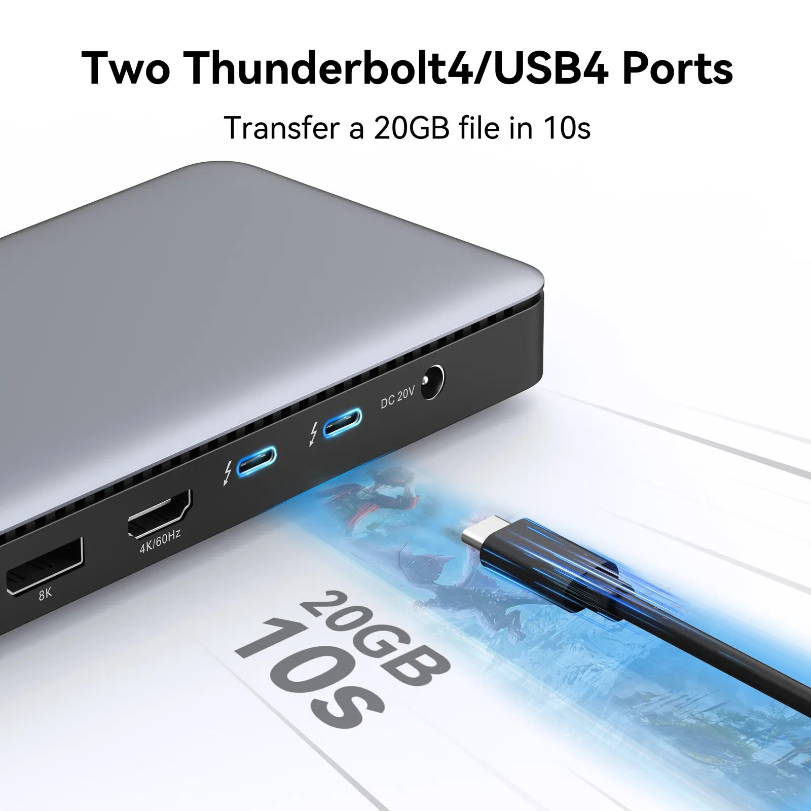 MOKiN 15-IN-1 Thunderbolt™ 4 Docking Station - Ảnh 3