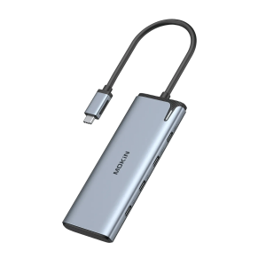 MOKiN 5 IN 1 USB-C to USB-C Hub Dual Monitor Adapter