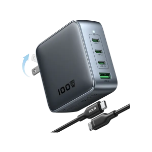 MOKiN 100W GaN Charger for Efficient Charging at Home, Office, and On the Go