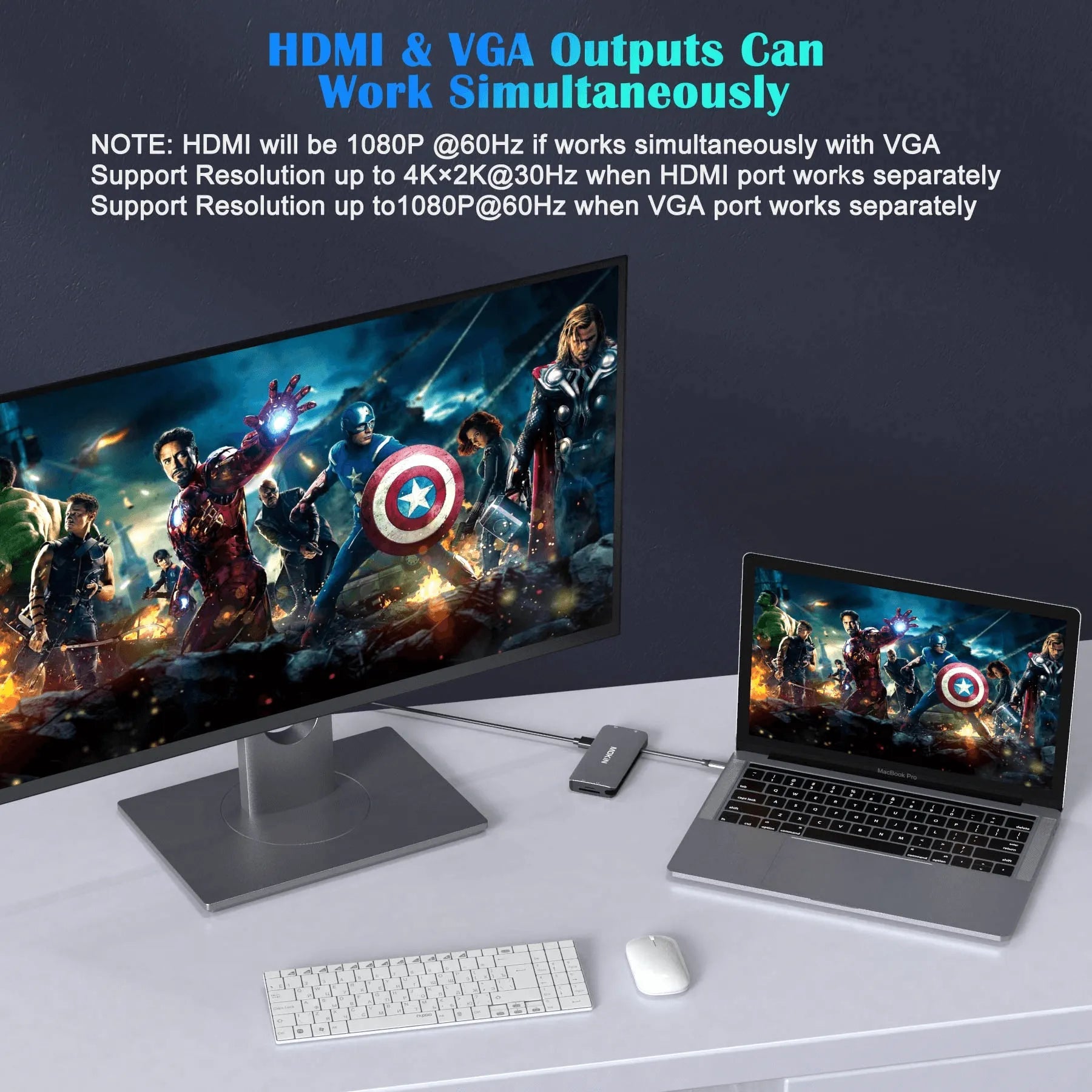 MOKiN 10 IN 1 USB-C Hub Multiport Adapter - Ảnh 4
