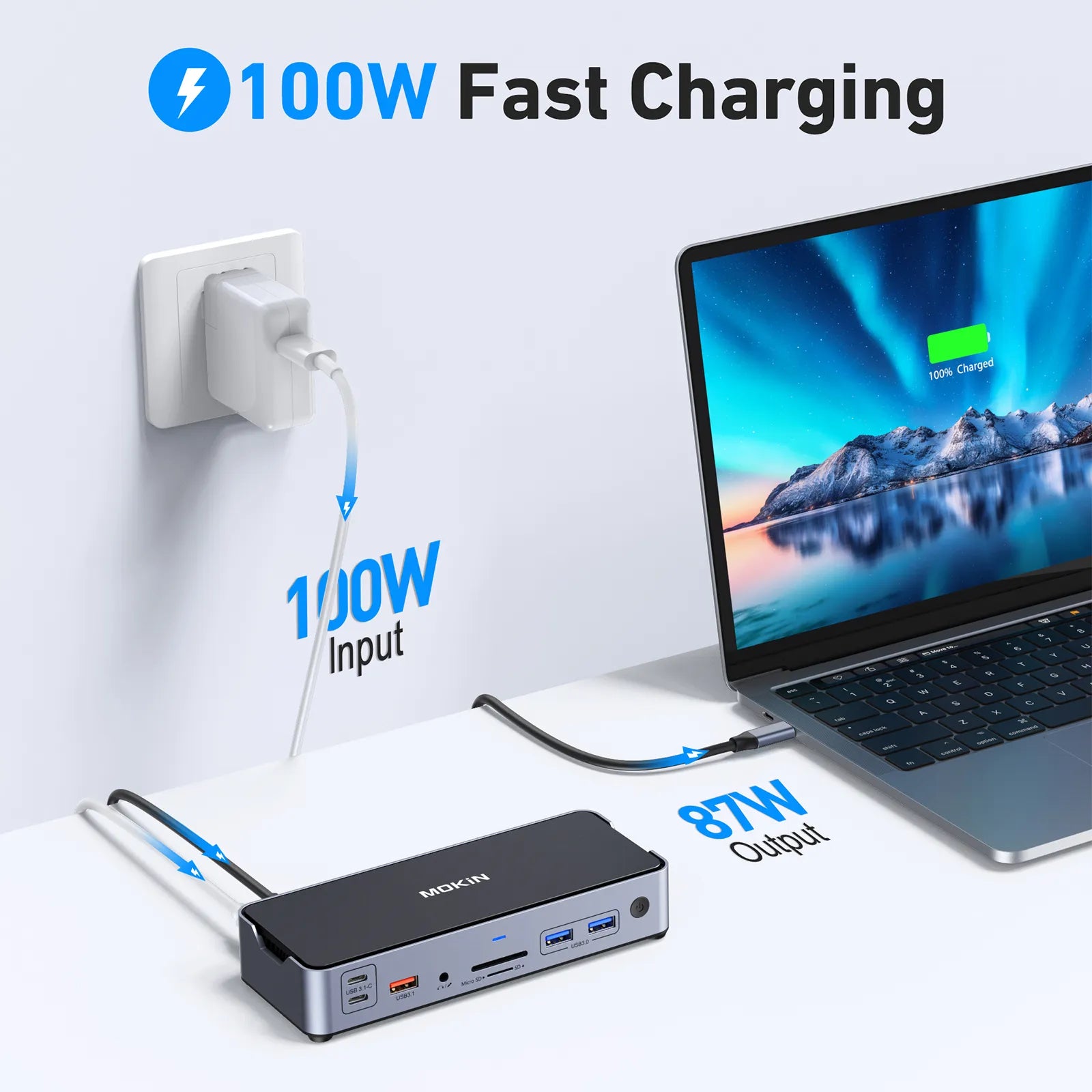 MOKiN 15 IN 1 Docking Station With 8K Resolution - Ảnh 4
