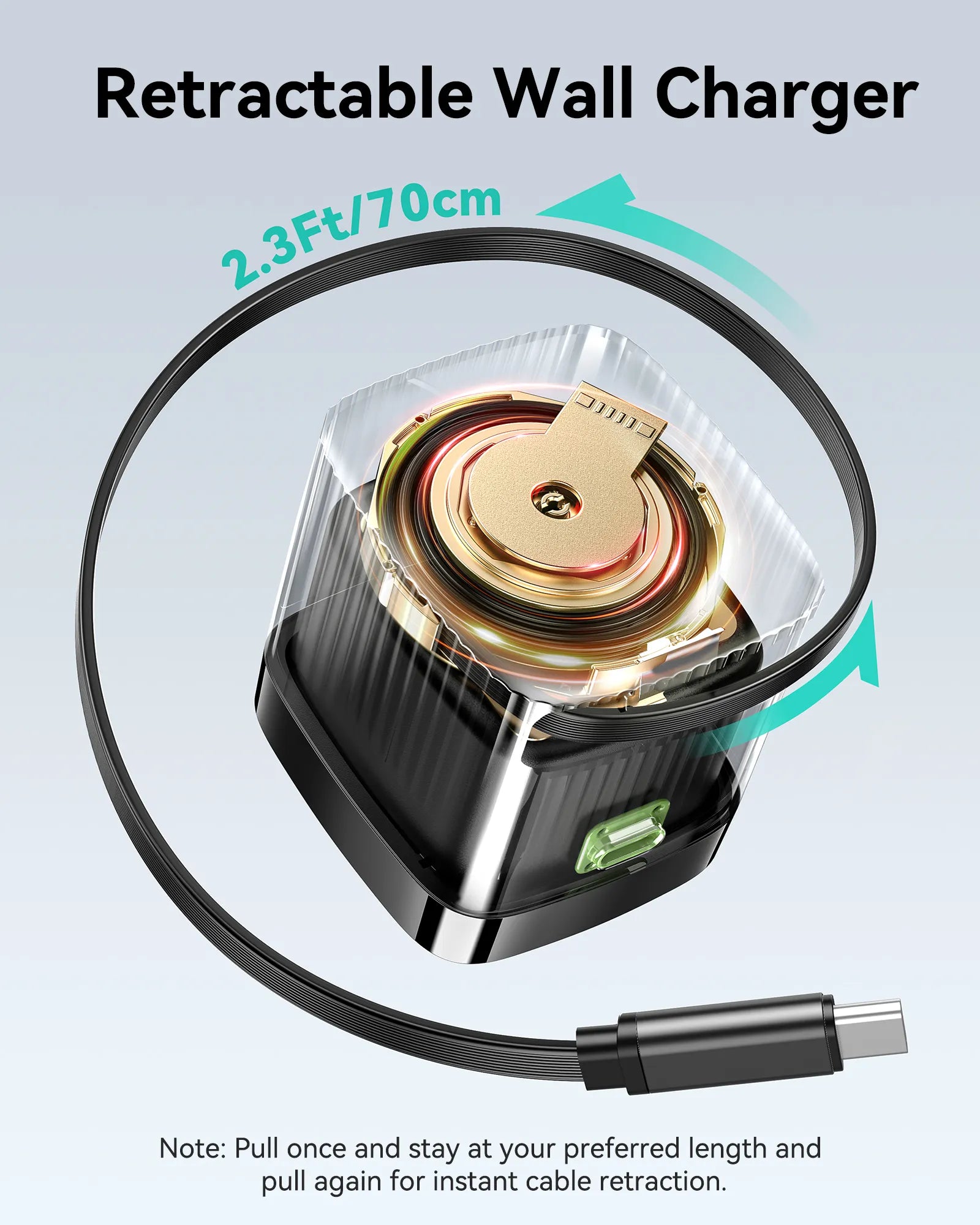 MOKiN 65W Retractable GaN Charger for Fast and Convenient Charging Anywhere - Ảnh 2