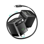 MOKiN 65W Retractable GaN Charger for Fast and Convenient Charging Anywhere