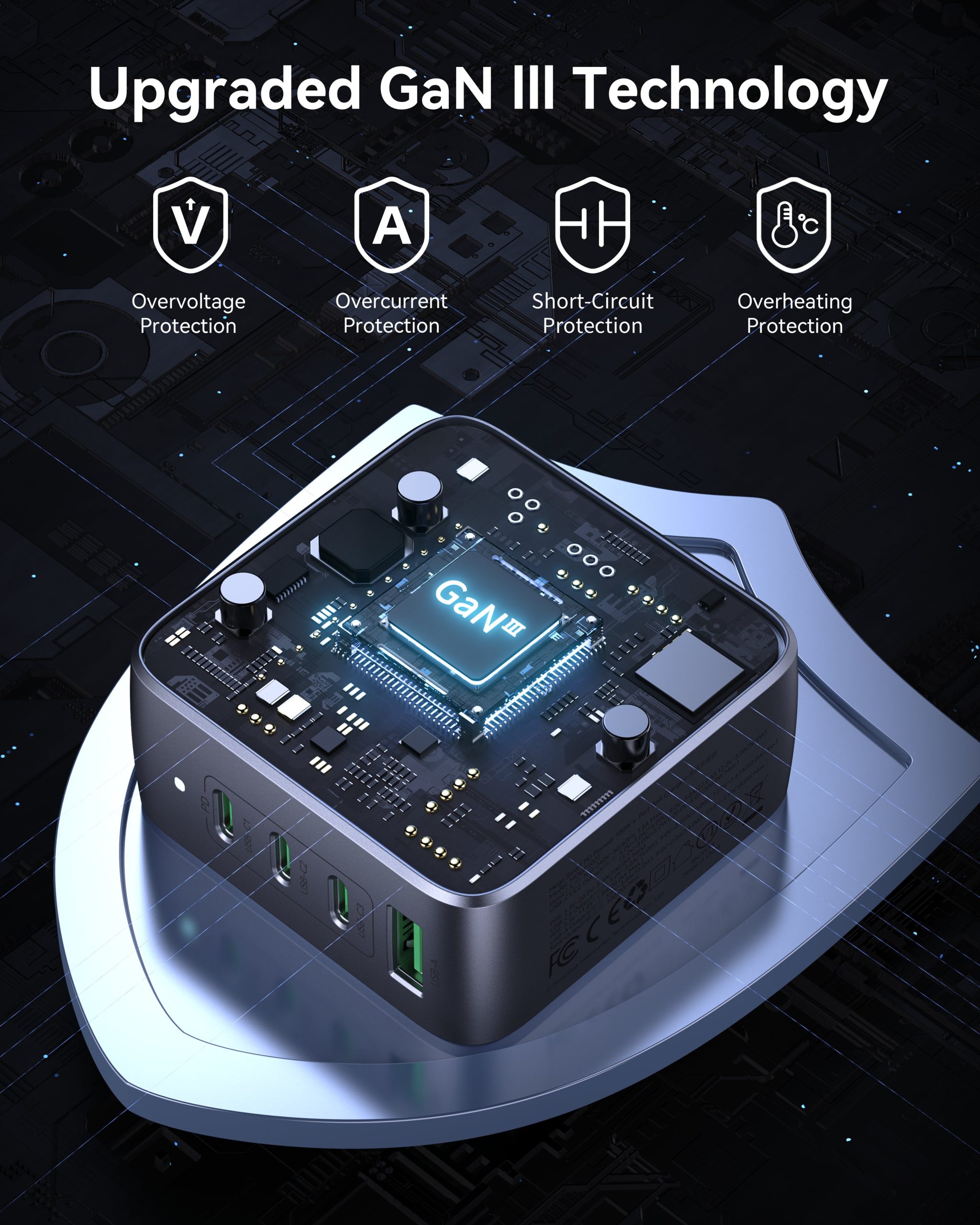 MOKiN 100W GaN Charger for Efficient Charging at Home, Office, and On the Go - Ảnh 4