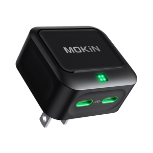 MOKiN Mini 40W Dual USB-C Wall Charger
