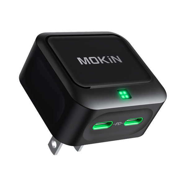 MOKiN Mini 40W Dual USB-C Wall Charger