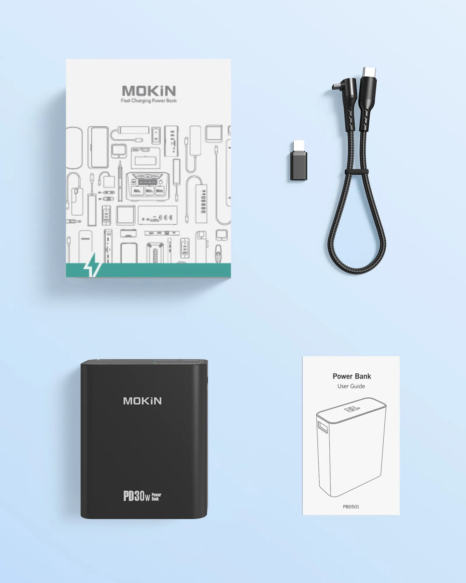 MOKiN Fast Charging Portable Power Bank | 10000mAh 30W - Ảnh 9