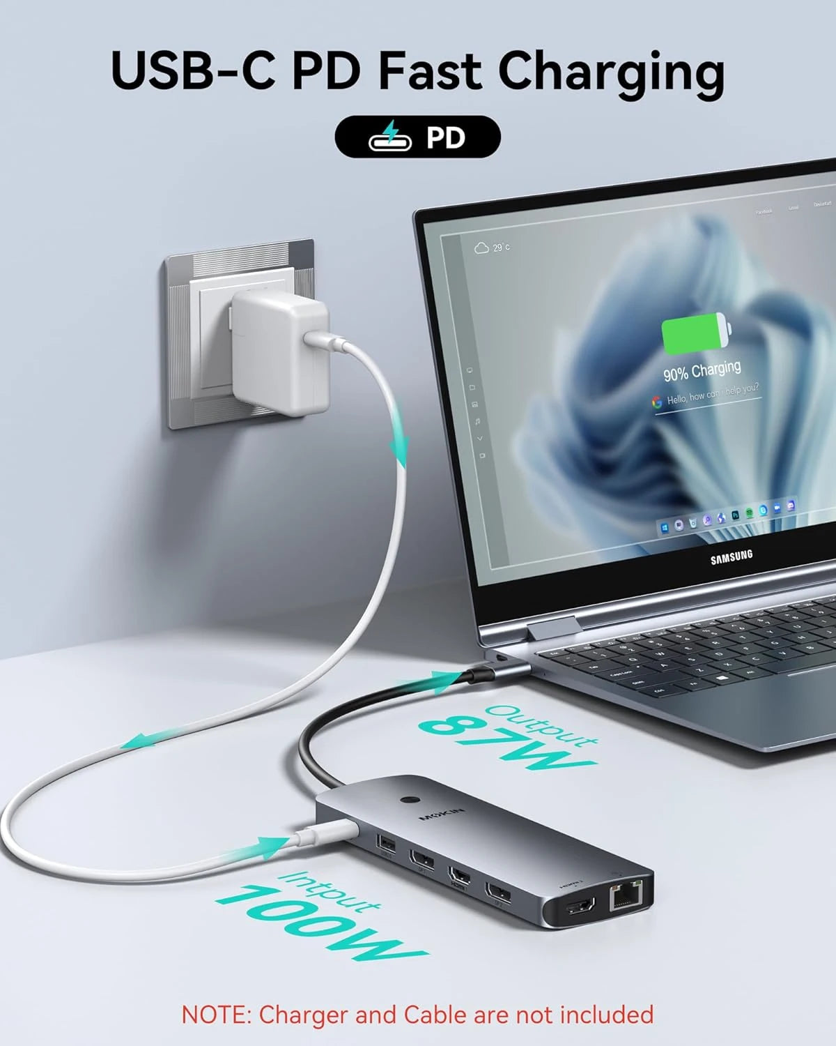 MOKiN 14-in-1 USB-C Docking Station with Triple Display Support - Ảnh 9