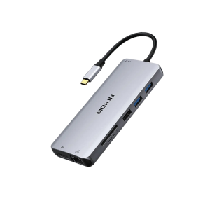 MOKiN 12-in-1 USB-C Desktop Hub with Dual HDMI Adapter