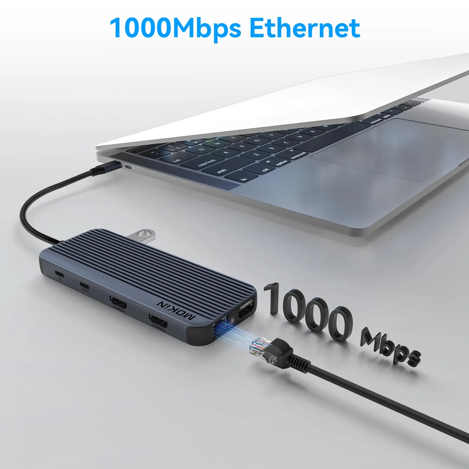 MOKiN 12-in-1 USB-C to Triple HDMI Docking Station for Laptop - Ảnh 7