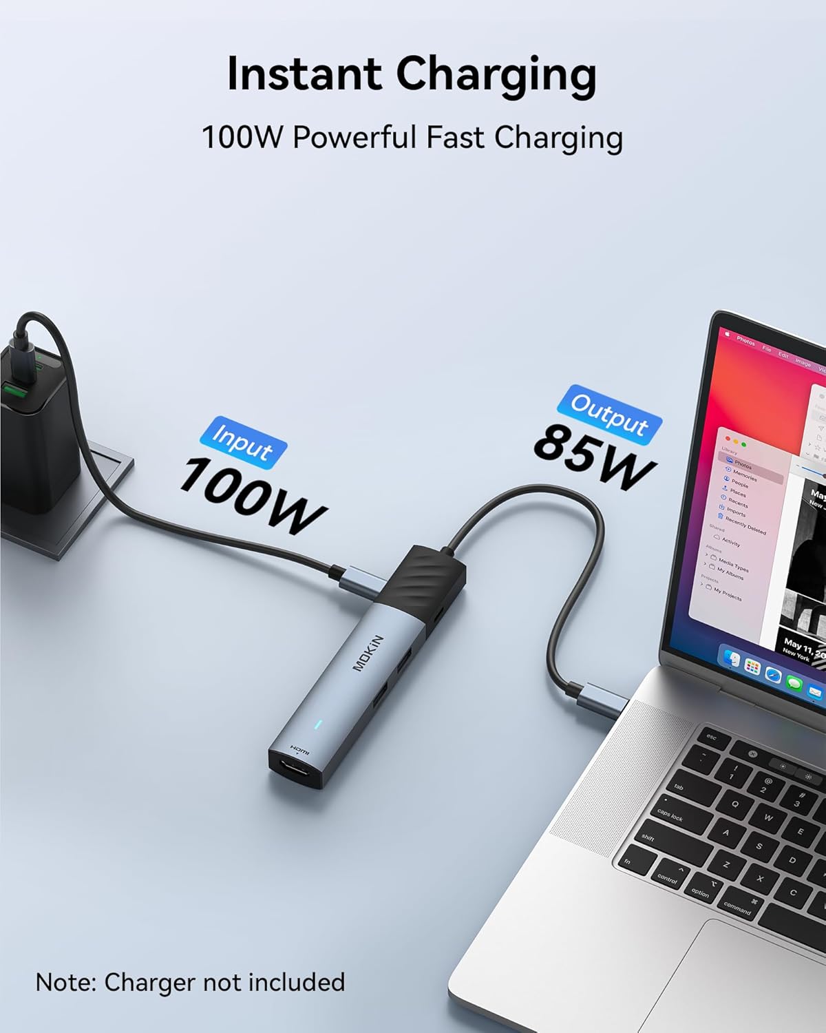 MOKiN 7 in 1 USB C Hub with HDMI - Ảnh 3