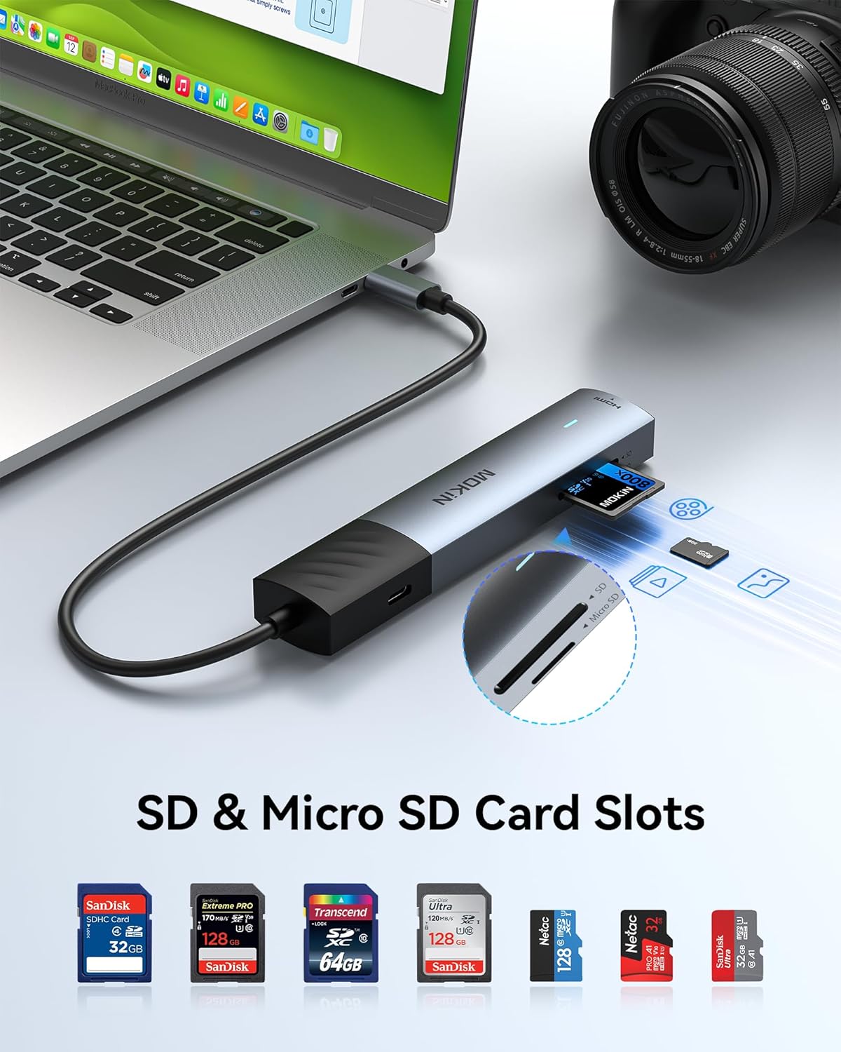 MOKiN 7 in 1 USB C Hub with HDMI - Ảnh 6