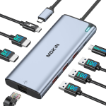 MOKiN 8-IN-1 USB C to USB C Hub Multiport Adapter