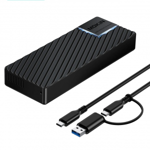 MOKiN 40Gbps M.2 NVMe Enclosure with Cooling Fan For MacBook