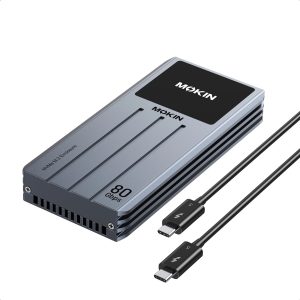 MOKiN Thunderbolt 5 SSD Enclosure 80Gbps Speed
