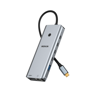 MOKiN 13-in-1 USB-C Docking Station for Laptop Connectivity