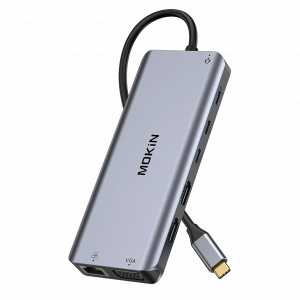 MOKiN 14-IN 1 USB-C Laptop Docking Station Dual Monitor