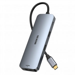 MOKiN 8 IN 1 USB-C Video Docking Station Dual Monitor