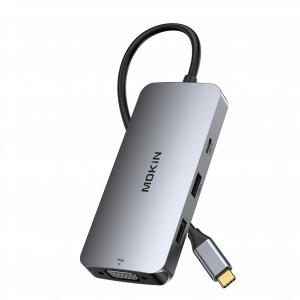 MOKiN 7 IN 1 USB-C Docking Station Triple Monitor