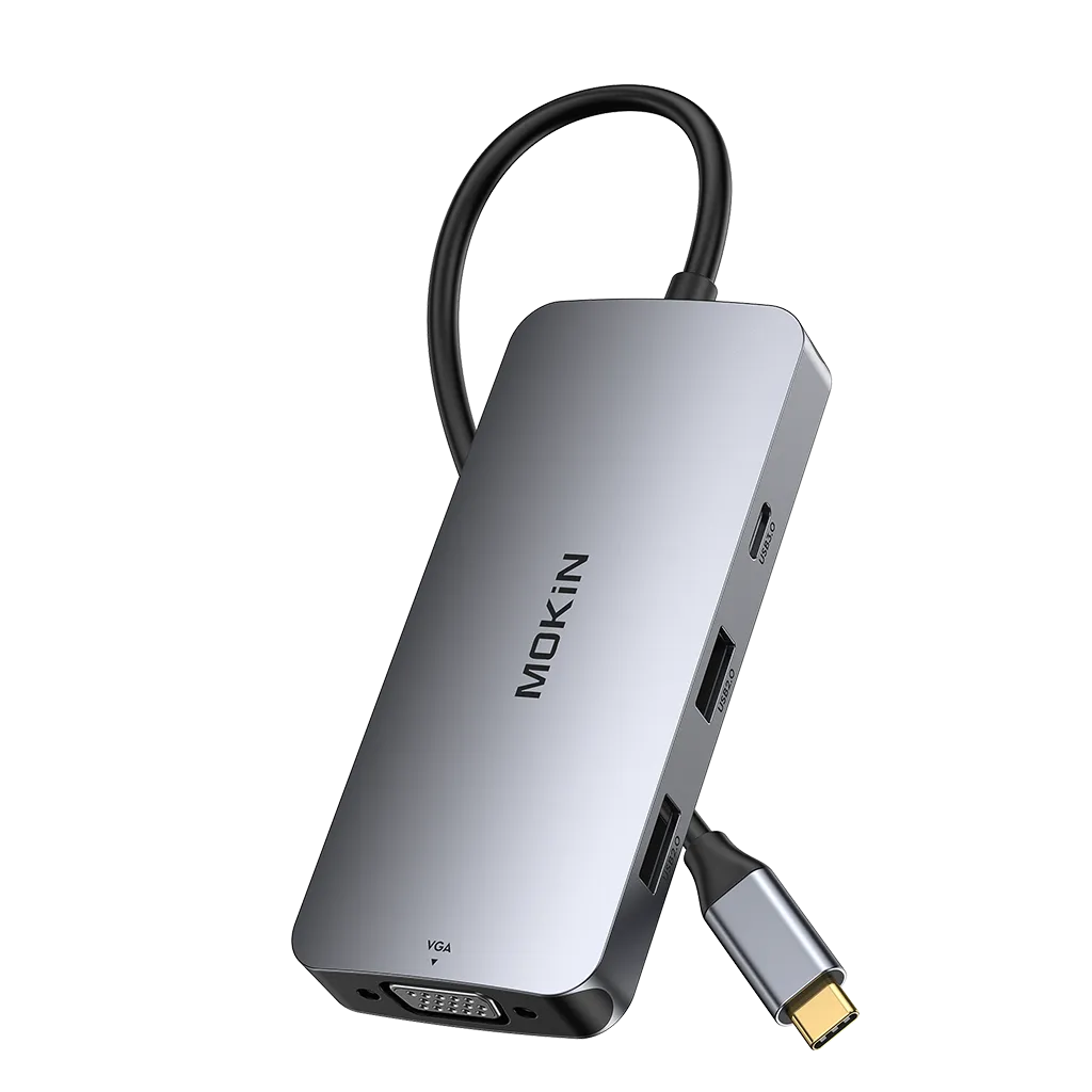 MOKiN 7 IN 1 USB-C Docking Station Triple Monitor
