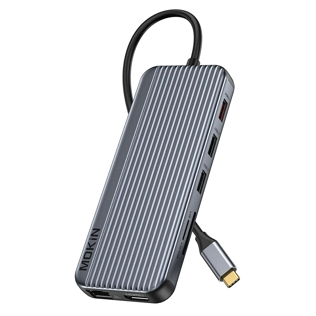 MOKiN 12-in-1 USB-C to Triple HDMI Docking Station for Laptop