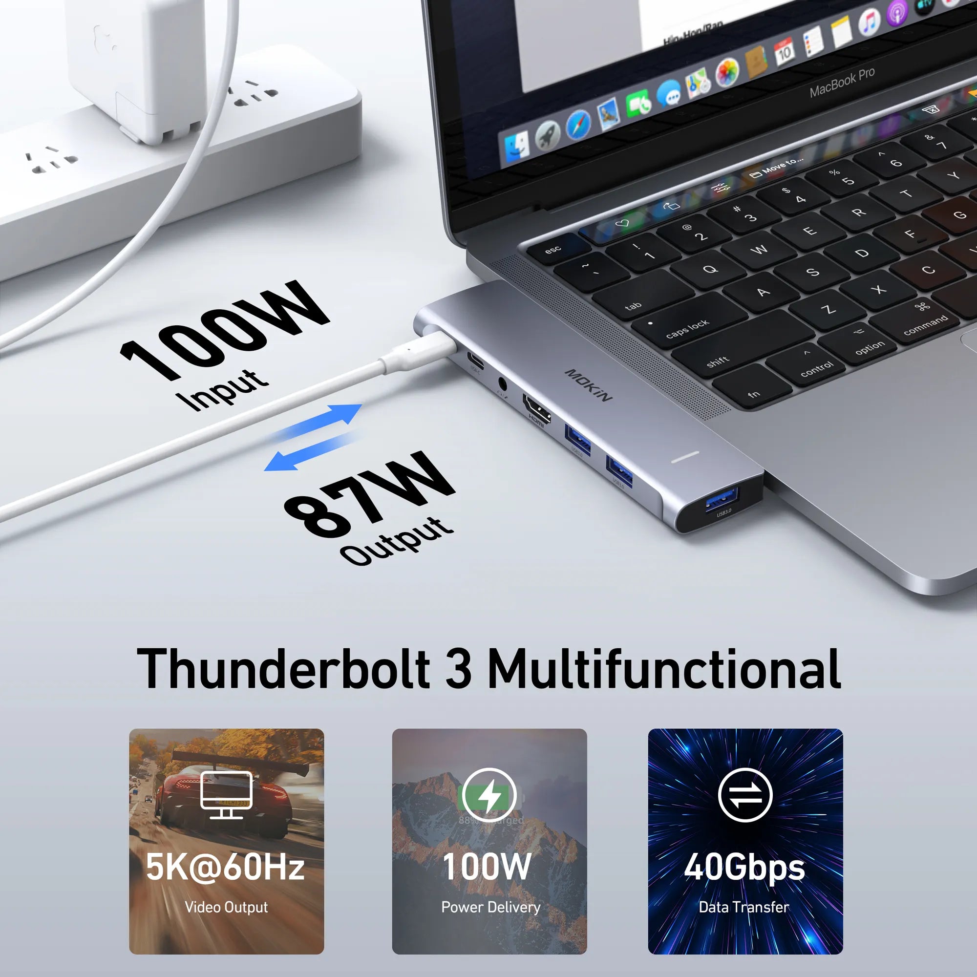 MOKiN 7 IN 2 USB-C Adapter for MacBook Pro/Air - Ảnh 3