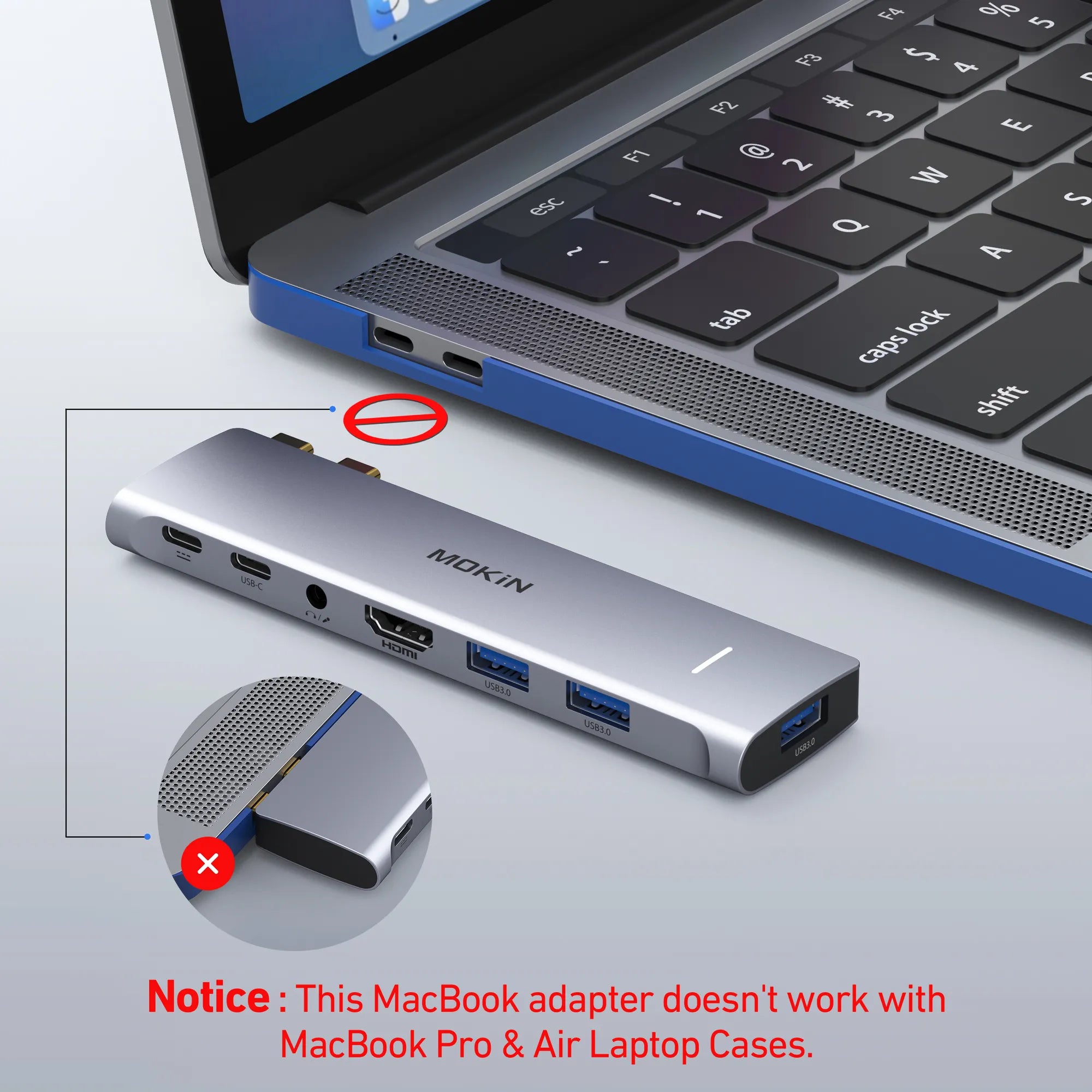 MOKiN 7 IN 2 USB-C Adapter for MacBook Pro/Air - Ảnh 7