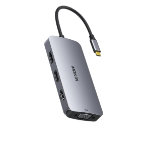 MOKiN 8 IN 1 USB-C Docking Station Dual DisplayPort