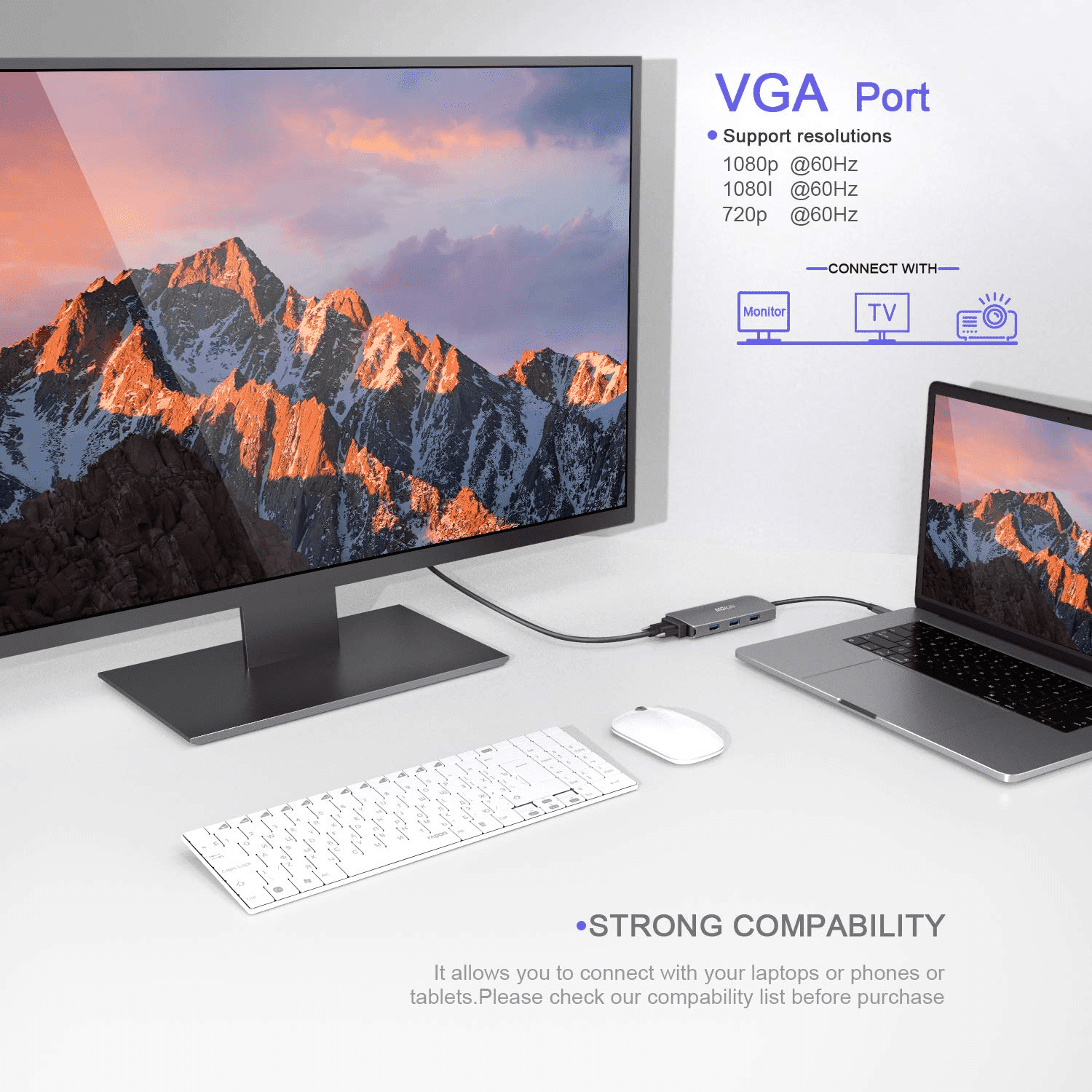 MOKiN 8 IN 1 USB-C Hub Multiport Adapter for MacBook Pro - Ảnh 6