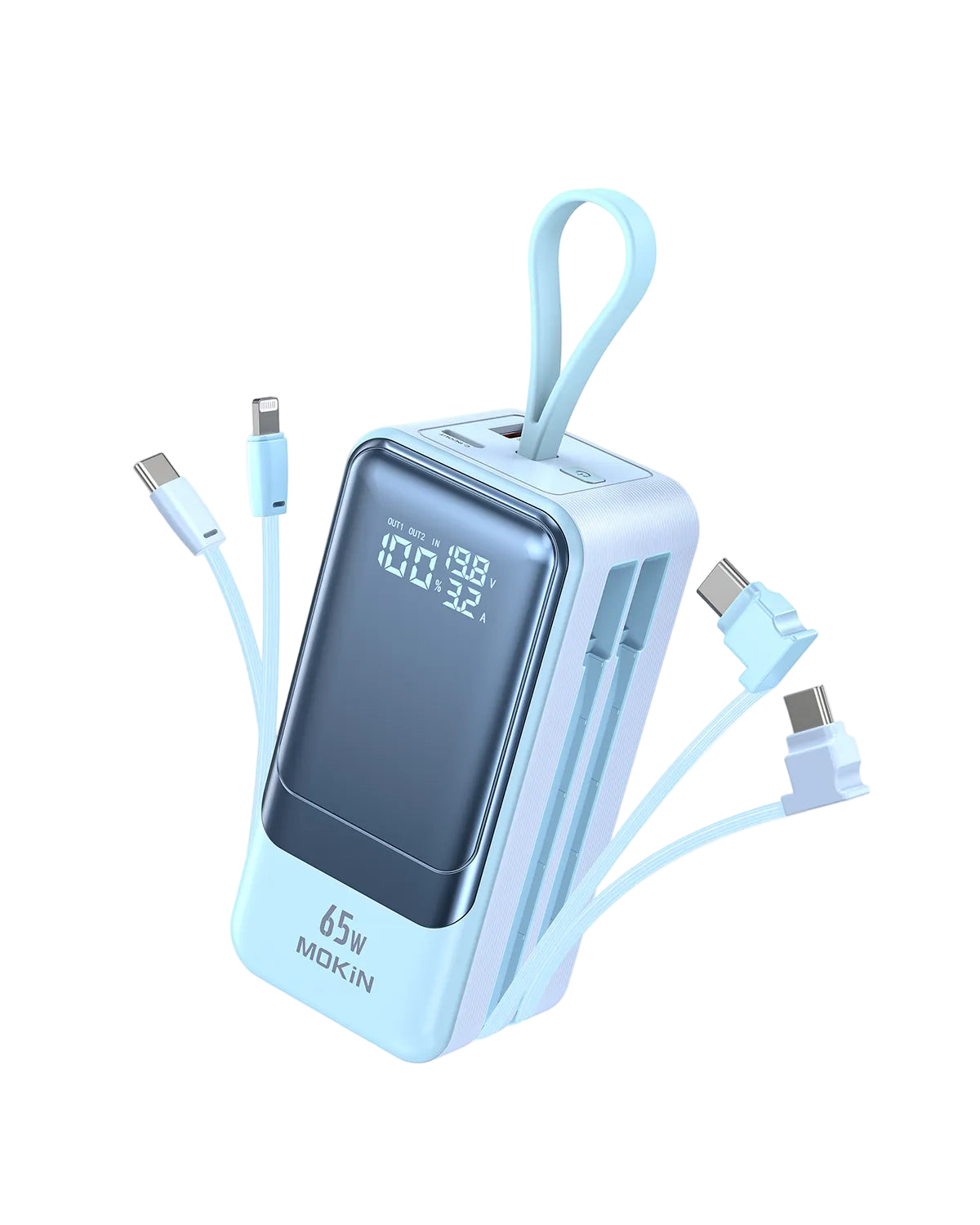 MOKiN 65W Portable Power Bank - 18400mAh, Laptop-Ready, Safe Charging - Ảnh 12