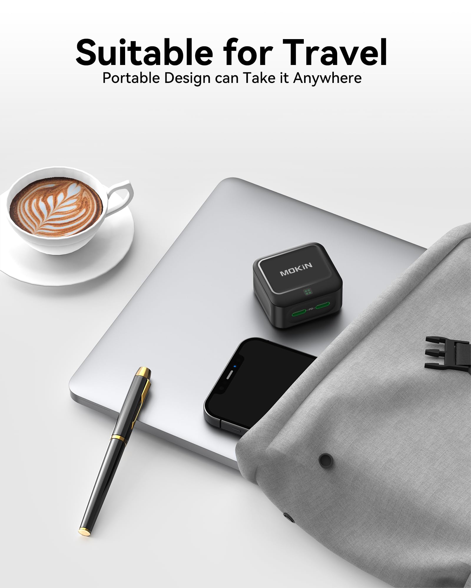 MOKiN Mini 40W Dual USB-C Wall Charger - Ảnh 4
