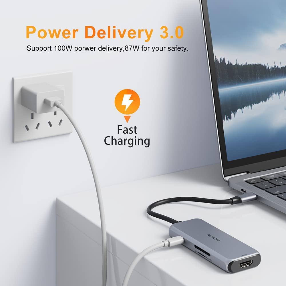 MOKiN 7 IN 1 USB-C to HDMI Adapter with 4K@60Hz - Ảnh 5