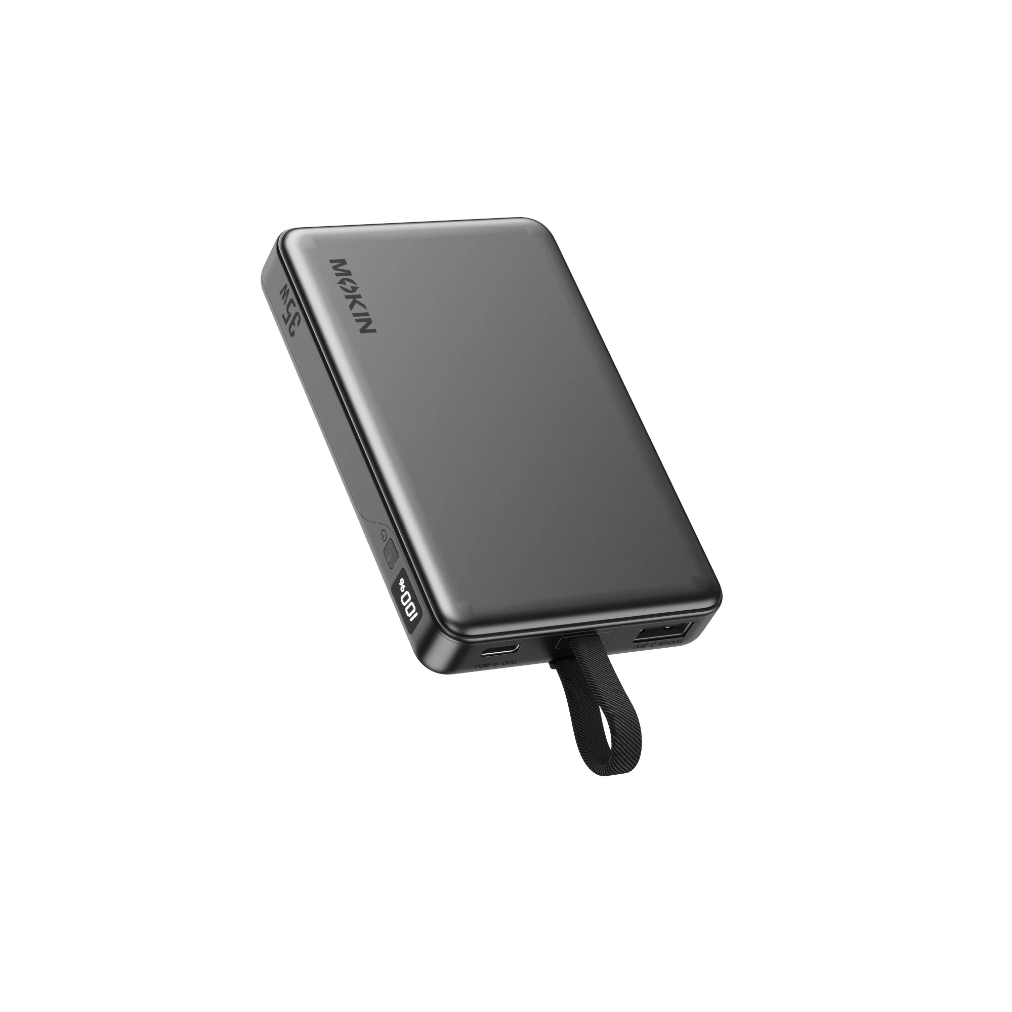 Pin Dự Phòng MOKIN MOPB0603 10000mAh 35W (CCC / 3C Certification, Built-in Type-C cable) - BLACK Pin Dự Phòng MOKIN MOPB0603 10000mAh 35W (CCC / 3C Certification, Built-in Type-C cable) - BLACK