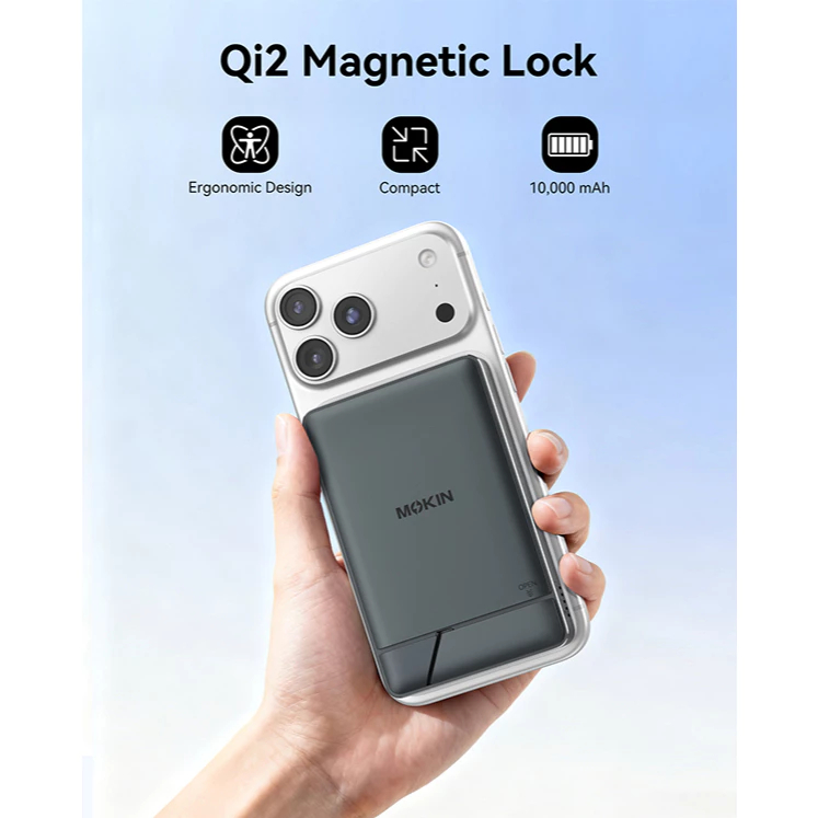 Pin Dự Phòng Không Dây MOKIN MOPB0608 10000mAh 35W - Ảnh 6